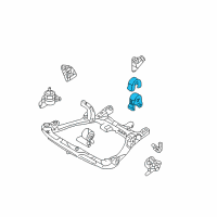 OEM 2008 Kia Optima Rear Mounting Bracket Assembly Diagram - 219302G000