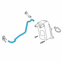 OEM 2022 Ford Police Interceptor Utility Outlet Hose Diagram - L1MZ-18N344-E