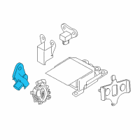 OEM 2017 Chevrolet City Express Side Impact Sensor Diagram - 19317032