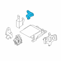 OEM 2015 Chevrolet City Express Front Sensor Diagram - 19317804