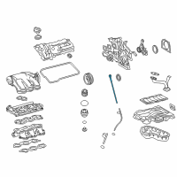 OEM Toyota Highlander Oil Dipstick Diagram - 1530131070