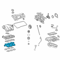 OEM 2016 Lexus RX450h Manifold Assembly, Intake Diagram - 17120-31070