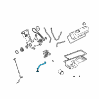 OEM 1999 Ford Mustang Tube Assembly Diagram - XR3Z-6622-CA