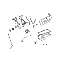 OEM 2000 Ford Mustang Pulley Diagram - XR3Z-6312-DA