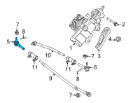 OEM 2002 Ford E-250 Econoline Outer Tie Rod Diagram - 8C2Z-3A131-D