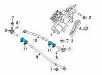 OEM 1996 Ford F-350 Adjust Tube Diagram - 6C2Z-3281-B