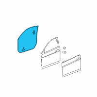 OEM Honda Weatherstrip, R. FR. Door Diagram - 72310-TA5-A02