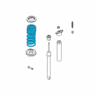 OEM Lincoln MKC Coil Spring Diagram - EJ7Z-5560-D