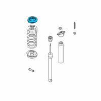 OEM Lincoln Upper Spring Insulator Diagram - AV6Z-5586-A