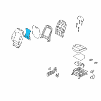 OEM Hyundai Tucson Heater-Front Seat Back Driver Diagram - 88390-2S050