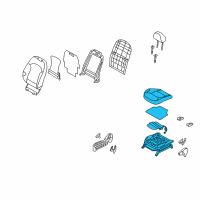 OEM Hyundai Tucson Cushion Assembly-Front Seat, Passenger Diagram - 88104-2S051-TMC