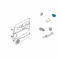 OEM 2003 Nissan Pathfinder Switch Assy-Trunk Opener Diagram - 25380-2W600