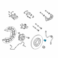 OEM 2019 Jeep Cherokee Bolt-HEXAGON Head Diagram - 6512753AA