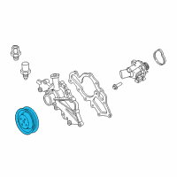 OEM Ford Ranger Pulley Diagram - 1L5Z-8509-AF