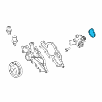 OEM 2011 Ford Transit Connect Adapter Gasket Diagram - 1S7G-8255-BD