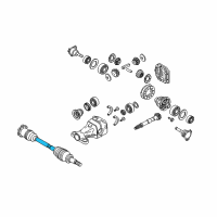 OEM 2010 Infiniti QX56 Drive SHFT REARRH Diagram - 39600-7S00A