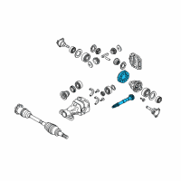 OEM 2012 Nissan Armada Gear Set-Final Drive Diagram - 38100-ZE38A