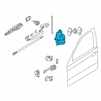 OEM 2006 BMW 330Ci Motor Actuator Door Lock, Left Diagram - 51-21-7-011-247