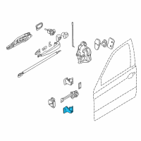 OEM 2001 BMW 330Ci Left Lower Front Door Hinge Diagram - 41-51-8-240-081