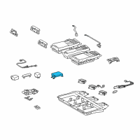 OEM 2006 Lexus RX400h Sensor, Battery Voltage Diagram - 89892-48010