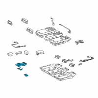 OEM Lexus RX400h Box Assembly, Electrical V Diagram - G3820-48010