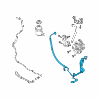 OEM Hyundai Hose Assembly-Power Steering Oil Pressure Diagram - 57510-2M200