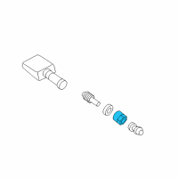 OEM 2003 Lincoln Navigator Valve Assembly Nut Diagram - 2L1Z-1A160-BA