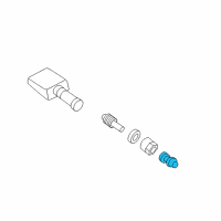 OEM Mercury Valve Assembly Cap Diagram - 2L2Z-1A163-AA