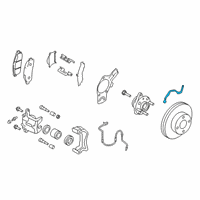 OEM 2016 Nissan Sentra Hose Assembly-Brake Front Diagram - 46210-3SH0A