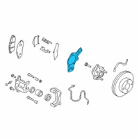 OEM 2013 Nissan NV200 Plate-BAFFLE Diagram - 41160-3LM0A
