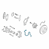 OEM 2020 Nissan NV200 Sensor Assy-Antiskid, Front RH Diagram - 47910-3LM0A