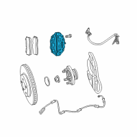 OEM 2020 Dodge Challenger CALIPER-Disc Brake Diagram - 68368083AA