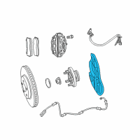 OEM Chrysler Shield-Brake Diagram - 4779795AB