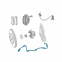 OEM 2021 Dodge Challenger Sensor-Anti-Lock Brakes Diagram - 68199987AC