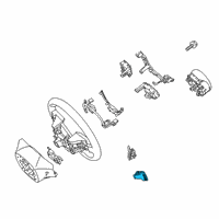 OEM Kia Sportage Switch Assembly-Paddle S Diagram - 96770D9100