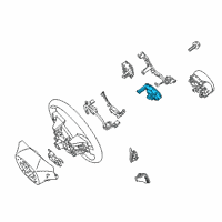 OEM 2019 Kia Sportage Switch Assembly-STRG Rem Diagram - 96710D9530