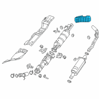 OEM Ram Shield-Heat Diagram - 4627511AB