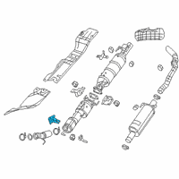 OEM Ram 2500 Bracket-Exhaust Diagram - 68351209AB