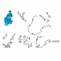 OEM Infiniti Electric Power Steering Pump Assembly Diagram - 49110-5CC5A