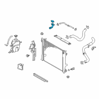 OEM 2021 Toyota Camry Filler Tube Diagram - 16897-F0011