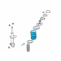 OEM 2008 Infiniti FX45 Front Spring Diagram - 54010-CG008