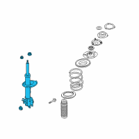 OEM Infiniti FX35 Strut Kit-Front Suspension, LH Diagram - 54303-CG725