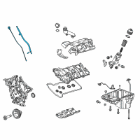 OEM Chevrolet Colorado Dipstick Diagram - 12679339