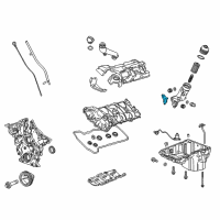 OEM 2021 GMC Canyon Oil Filter Housing Gasket Diagram - 12652358