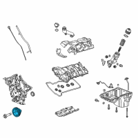 OEM 2017 GMC Canyon Vibration Damper Diagram - 12697769