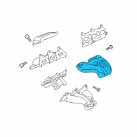 OEM 2010 Chevrolet Traverse Heat Shield Diagram - 12572879