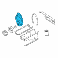 OEM Chevrolet P30 Front Cover Diagram - 93800970