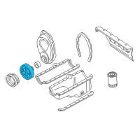 OEM 1990 Pontiac Firebird Vibration Damper Diagram - 12551537