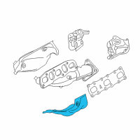 OEM 2016 Nissan 370Z Cover-Exhaust Manifold Diagram - 16590-1PM1B