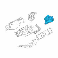 OEM Nissan 370Z Cover-Exhaust Manifold Diagram - 16590-1PM6A